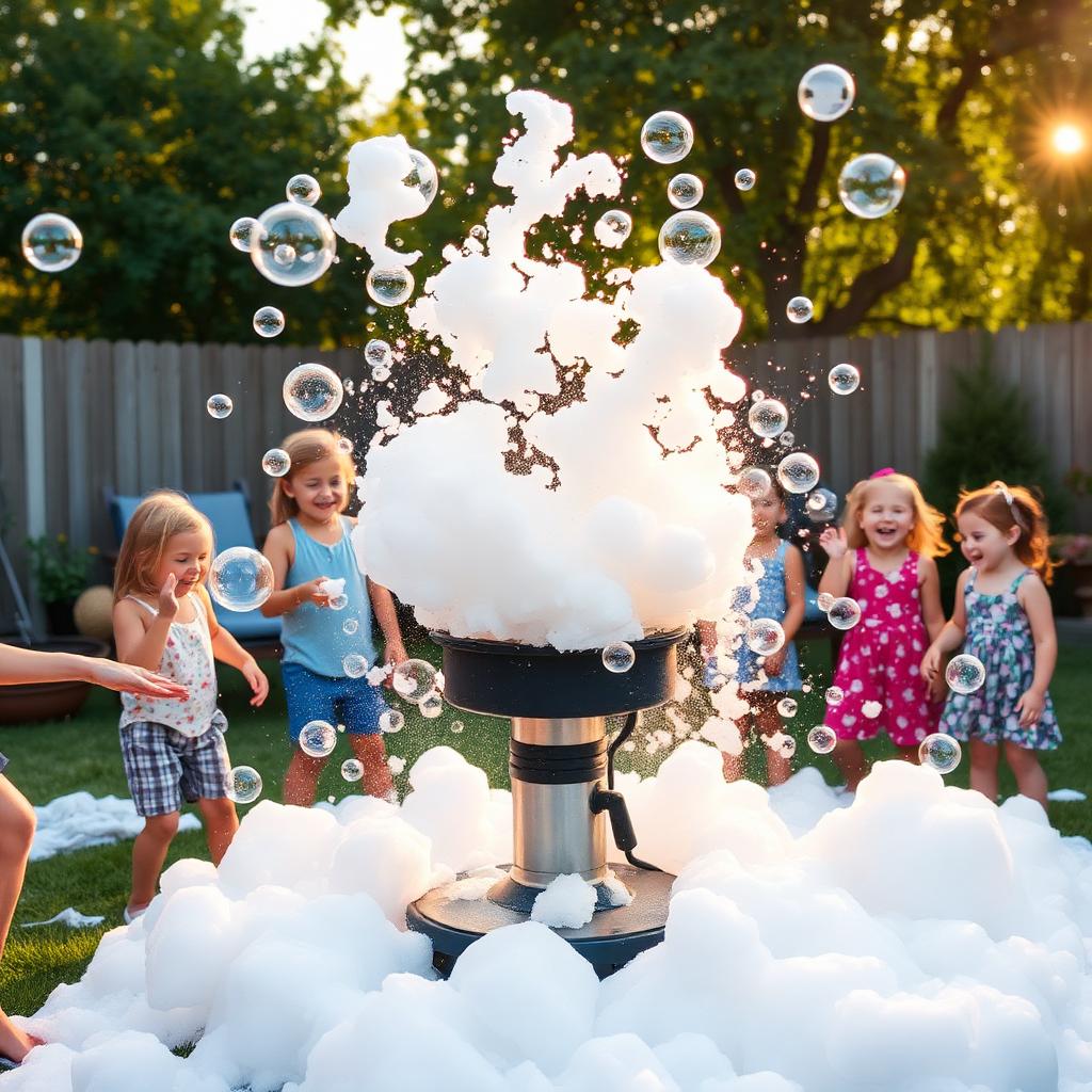 Foam Party Setup